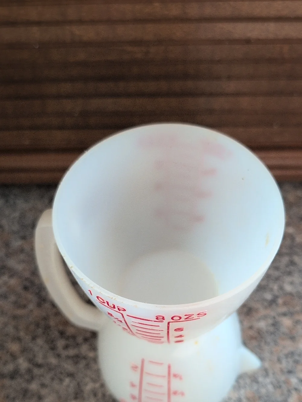 Vintage Tupperware Hourglass Measuring Cup